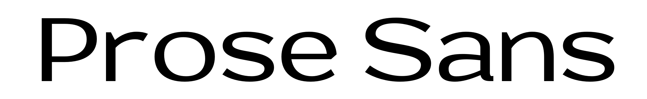 Prose Sans